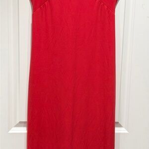 Guess Strapless Red Sheath Dress